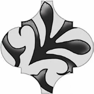 OS\A33\65000 Декор Арабески глянцевый орнамент 6,5*6,5