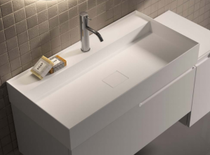 LH12C0 Накладная раковина на столешницу  прямоугольная IBC Diana