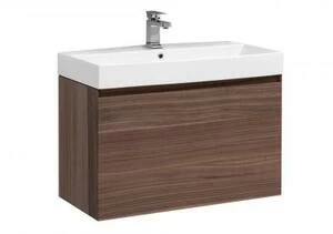 Тумба с раковиной Aquanet Нью-Йорк 85 орех