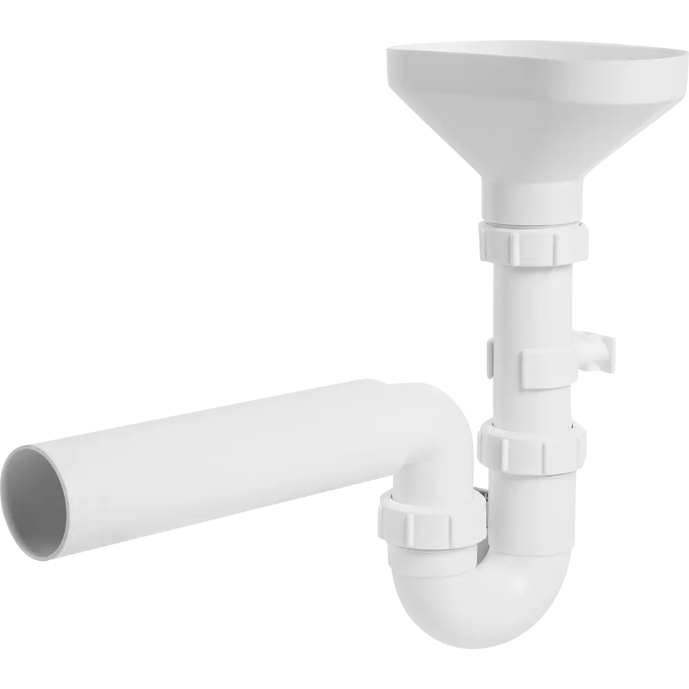 Сифон трубный McAlpine с разрывом струи ø40 полипропилен HC7-FUN STLM-2207554