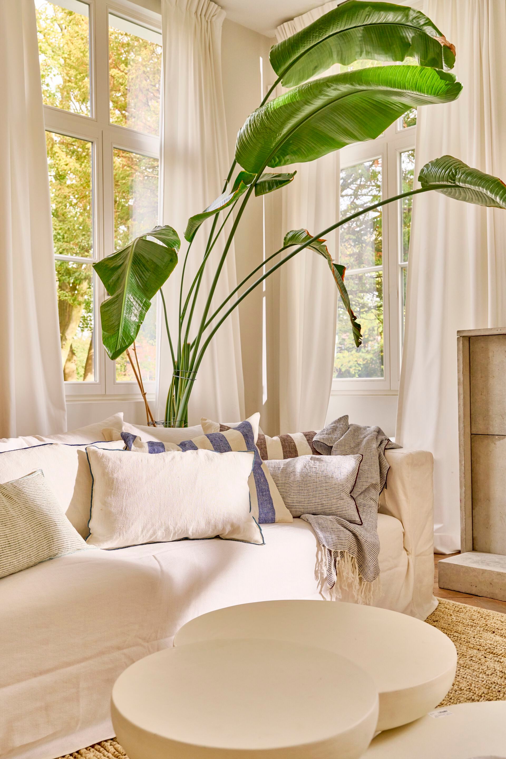 Льняной полосатый плед POMAX Cirque Magique ARCH-00119839 - Вид №1