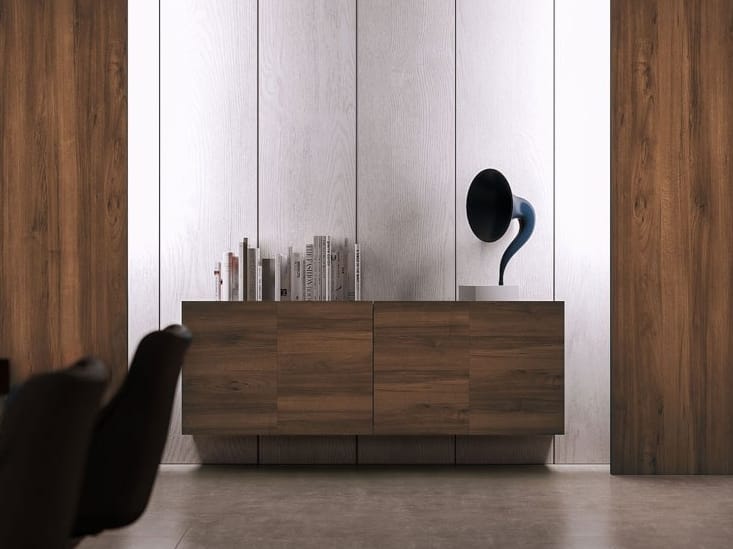 Низкий офисный шкаф с распашными дверями Las Mobili Jera ARCH-00060259 - Вид №1