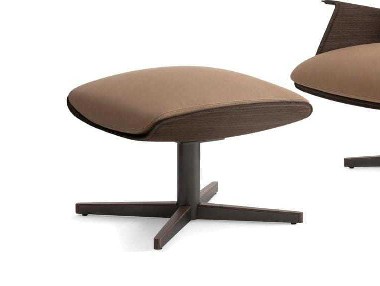 Кожаная спицевая поворотная подставка для ног Giorgetti Clori ARCH-00065068