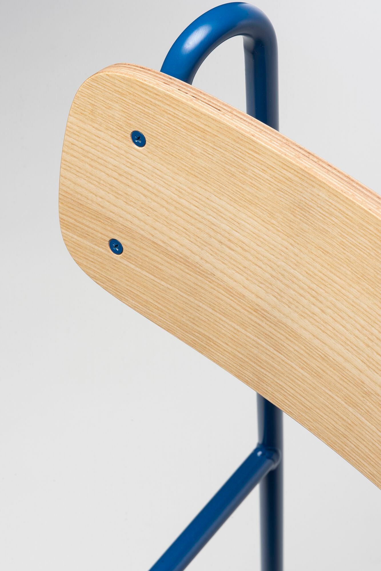 Окрашенный металлический стул со встроенной подушкой из искусственной кожи CHAIRS & MORE Lena ARCH-00091348 - Вид №15