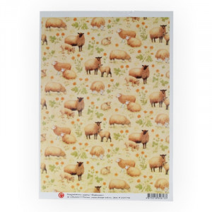 014798 Декупажная карта 21 x 29.7 см СК "Барашки" Чип-Арт