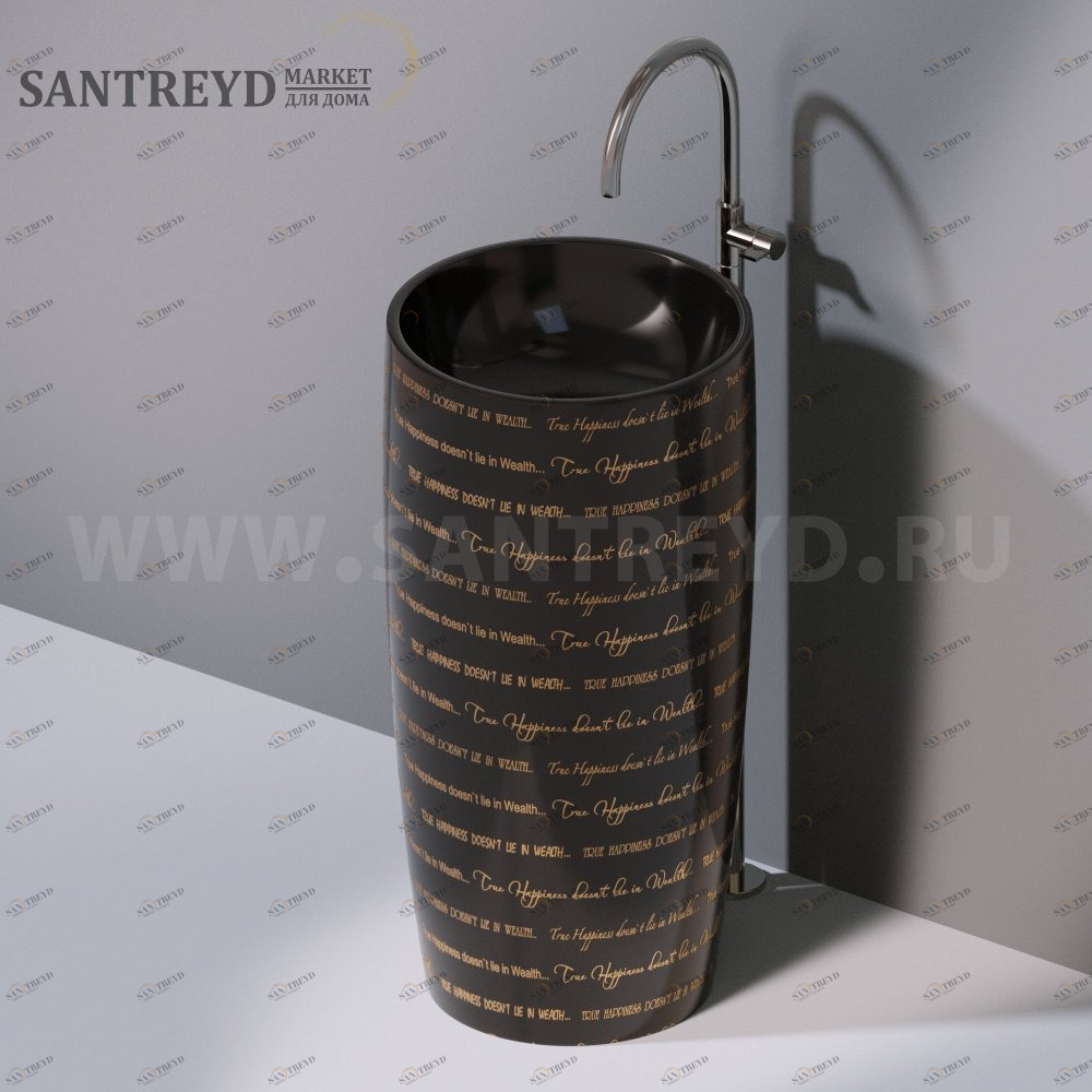 L103T0R0VT.421G Напольная раковина стоящая круглая A. e T. Italia PILLAR AeT ITALIA