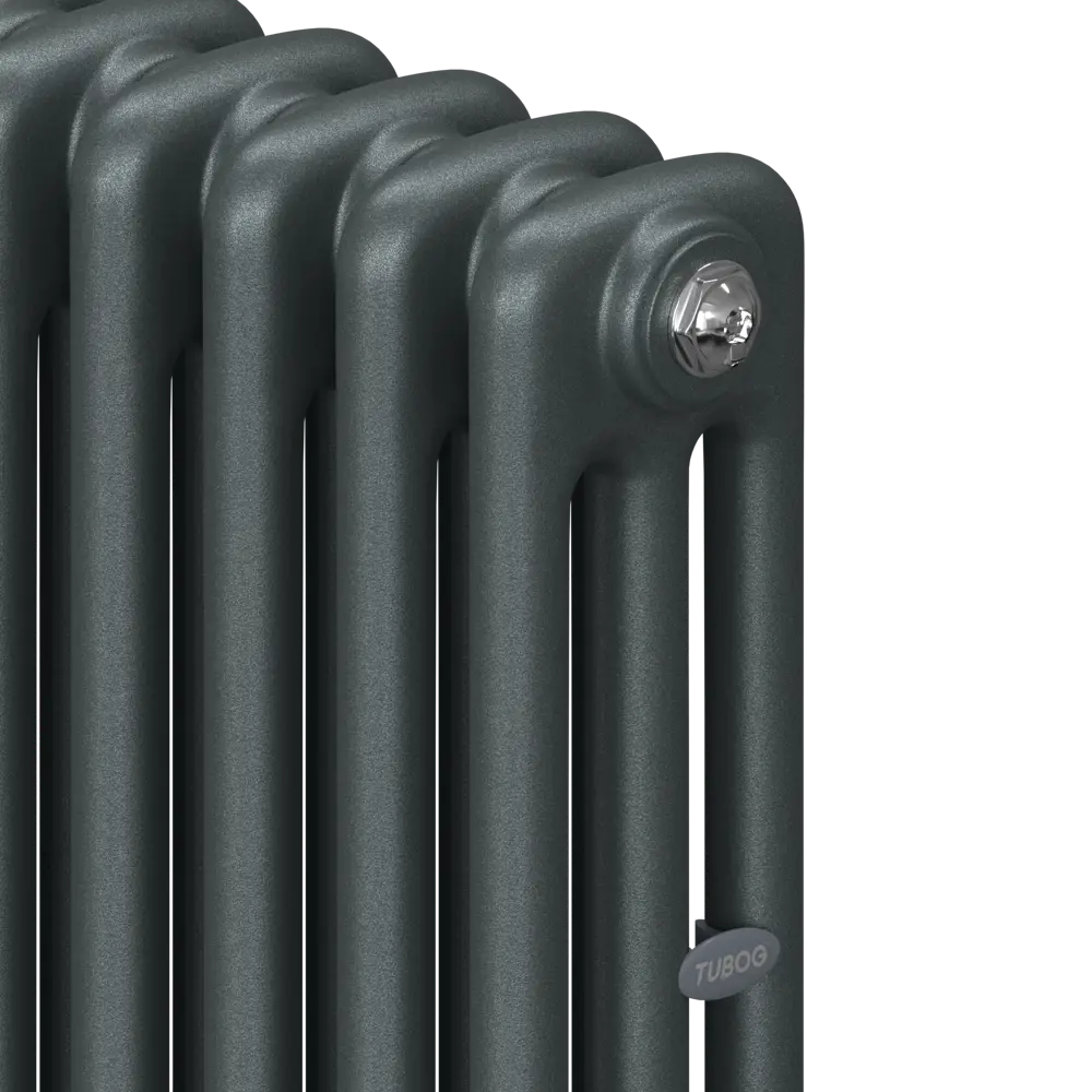 Радиатор трубчатый Rifar Tubog TUB 3057-08 TI 500/103 8 секций боковое подключение сталь серый 88492302 STLM-2152146 - Вид №3