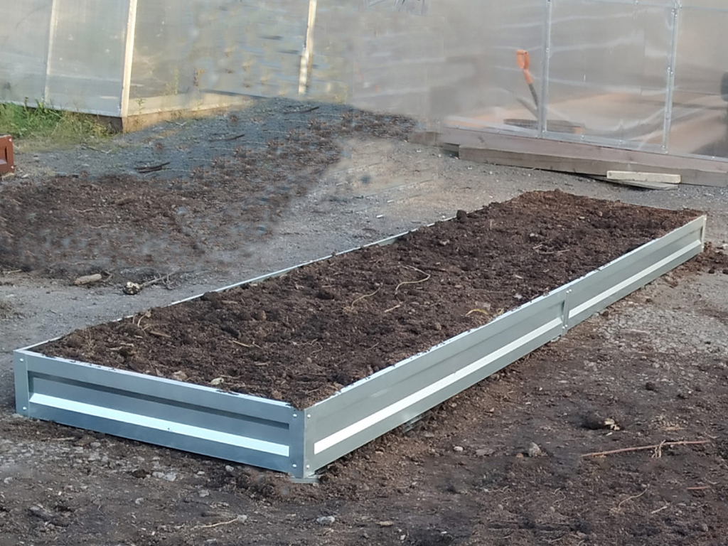 Грядка оцинкованная 1,0*3,0 м, высота 20 см ГеоПластБорд GPBST-153 - Вид №1