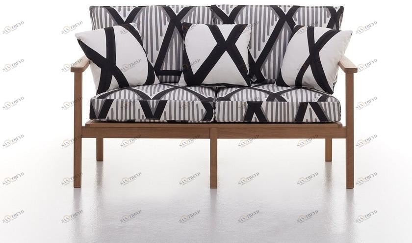 Садовый диван 2 мест в iroko Capri Santreyd sun-id-1502756