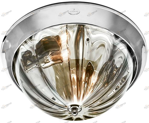 Possoni Illuminazione Хромированный потолочный светильник со стеклом Labry 210/p 