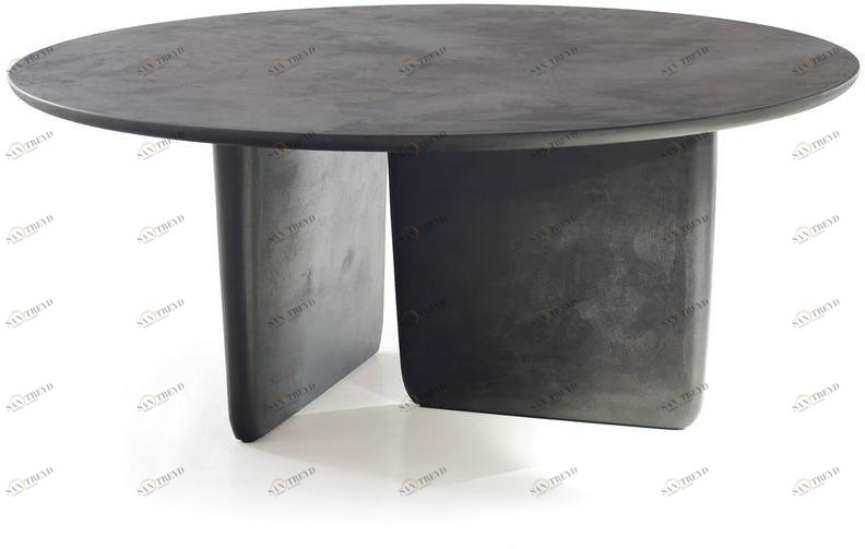 B&B Italia Круглый стол с бетонной отделкой Tobi-ishi sun-id-1395237
