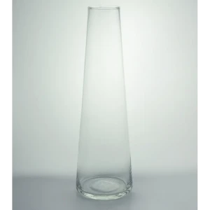 Ваза Evis Коническая стекло h29 см цвет прозрачный