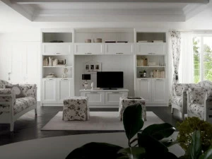 Callesella Arredamenti Модульная деревянная стенка для хранения с тумбой под ТВ Kitchen sweet kitchen