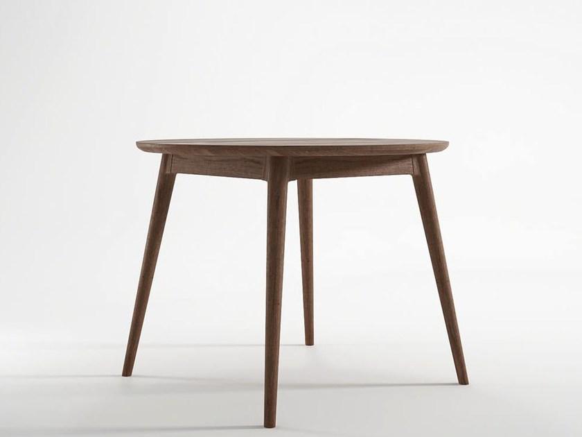 KARPENTER Круглый деревянный стол для гостиной Vintage sun-id-1437693 - Вид №4