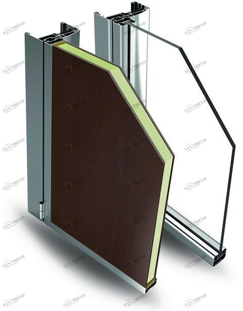 Fresia Alluminio Алюминиевая и стеклянная дверь sun-id-1354539