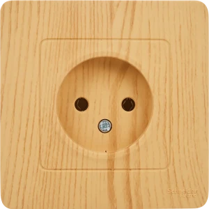 Розетка Systeme Electric Blanca в цвете ясень для скрытого монтажа 84500135