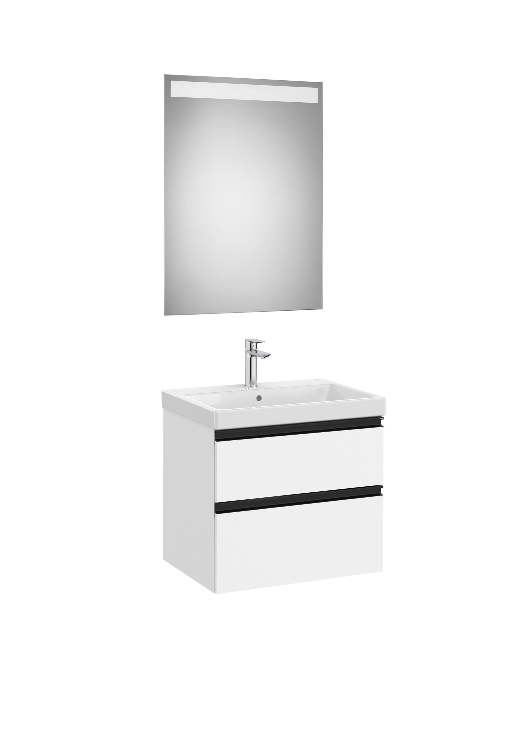 Деревянный шкаф для умывальника со встроенной раковиной Roca The Gap ARCH-00126948 - Вид №6