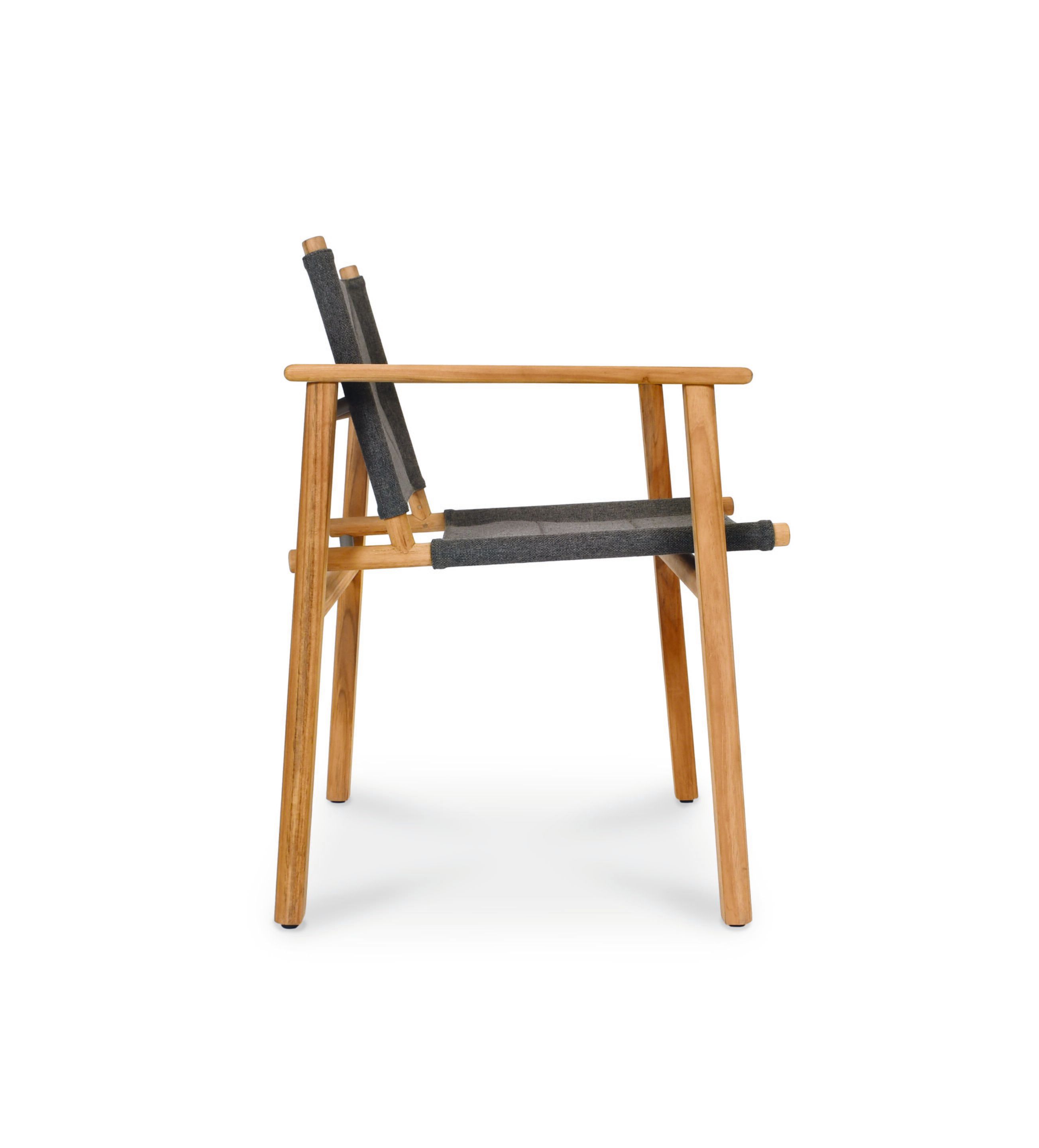 Стул из тикового дерева с подлокотниками FISCHER MÖBEL теннис ARCH-00012962 - Вид №3