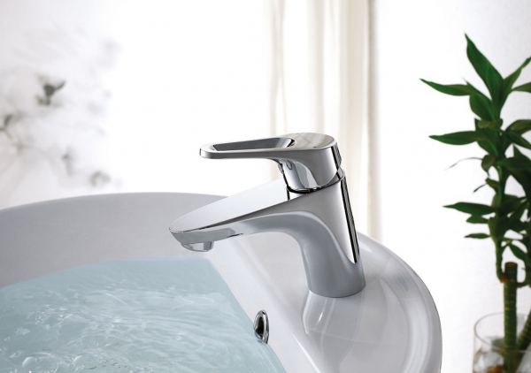 Смеситель для ванной комнаты на раковину низкий DROP-D F148162C bravat - Вид №2