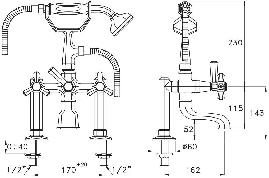 RUBINETTERIE STELLA Душевая кабина группа Eccelsa sun-id-1381741 - Вид №2