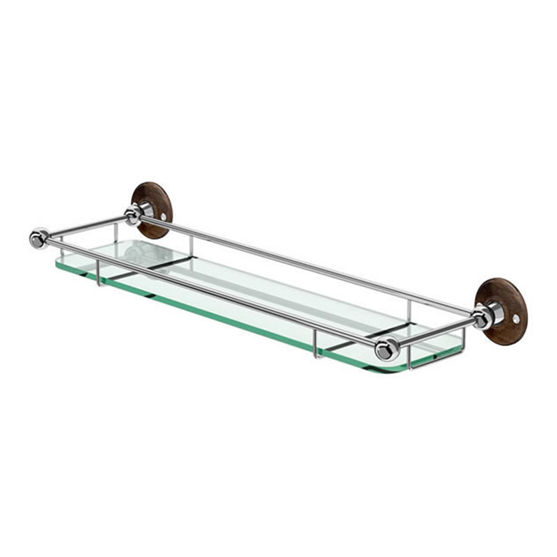 Burlington Полка с рейкой Хром A18 CHR  - Вид №1