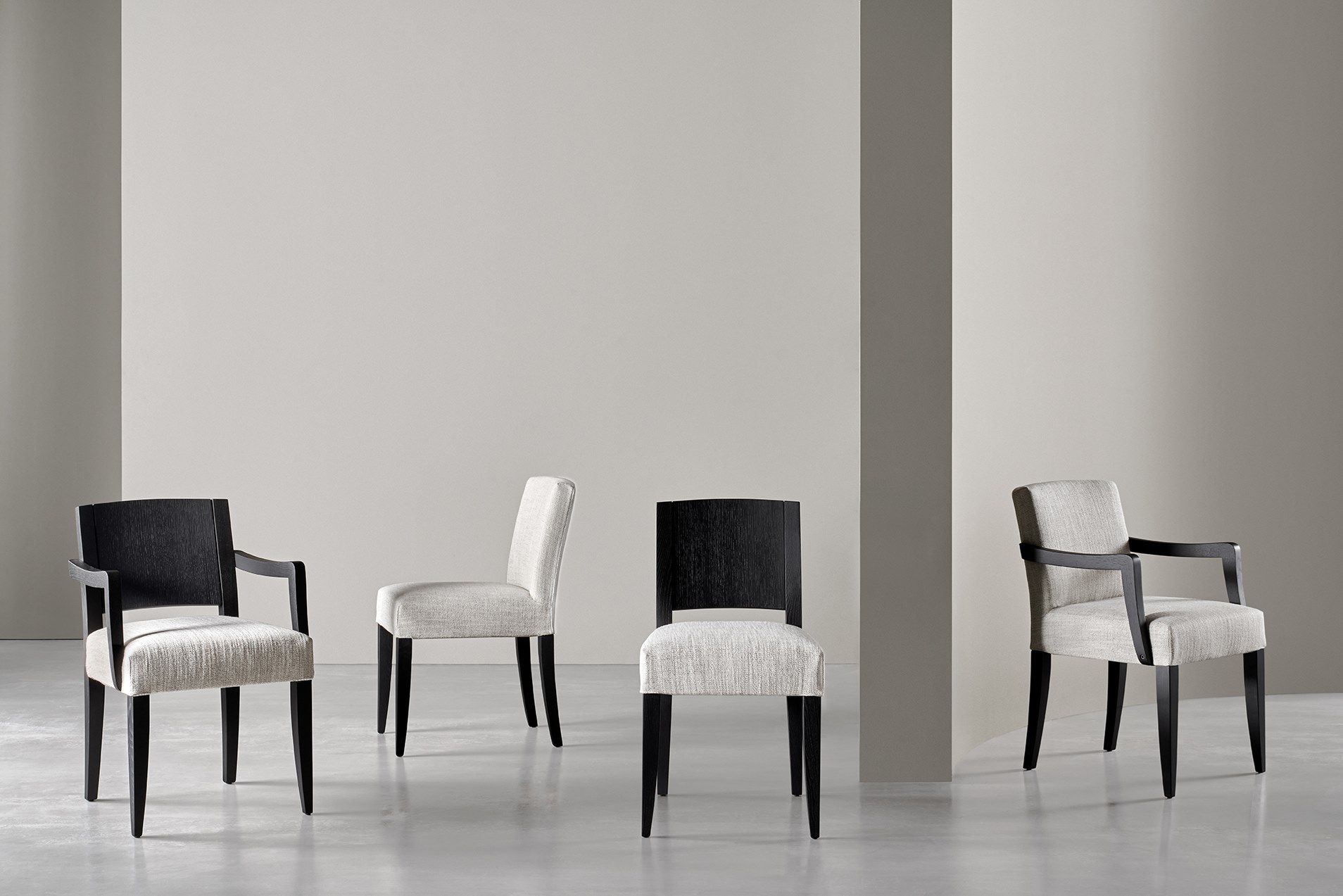 Дубовый стул с мягким сиденьем Meridiani Kerr ARCH-00122961 - Вид №1