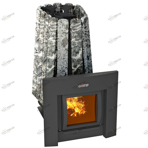 Печь для бани GRILL'D Cometa 350 Vega Window Max Stone с закрытой каменкой 5889