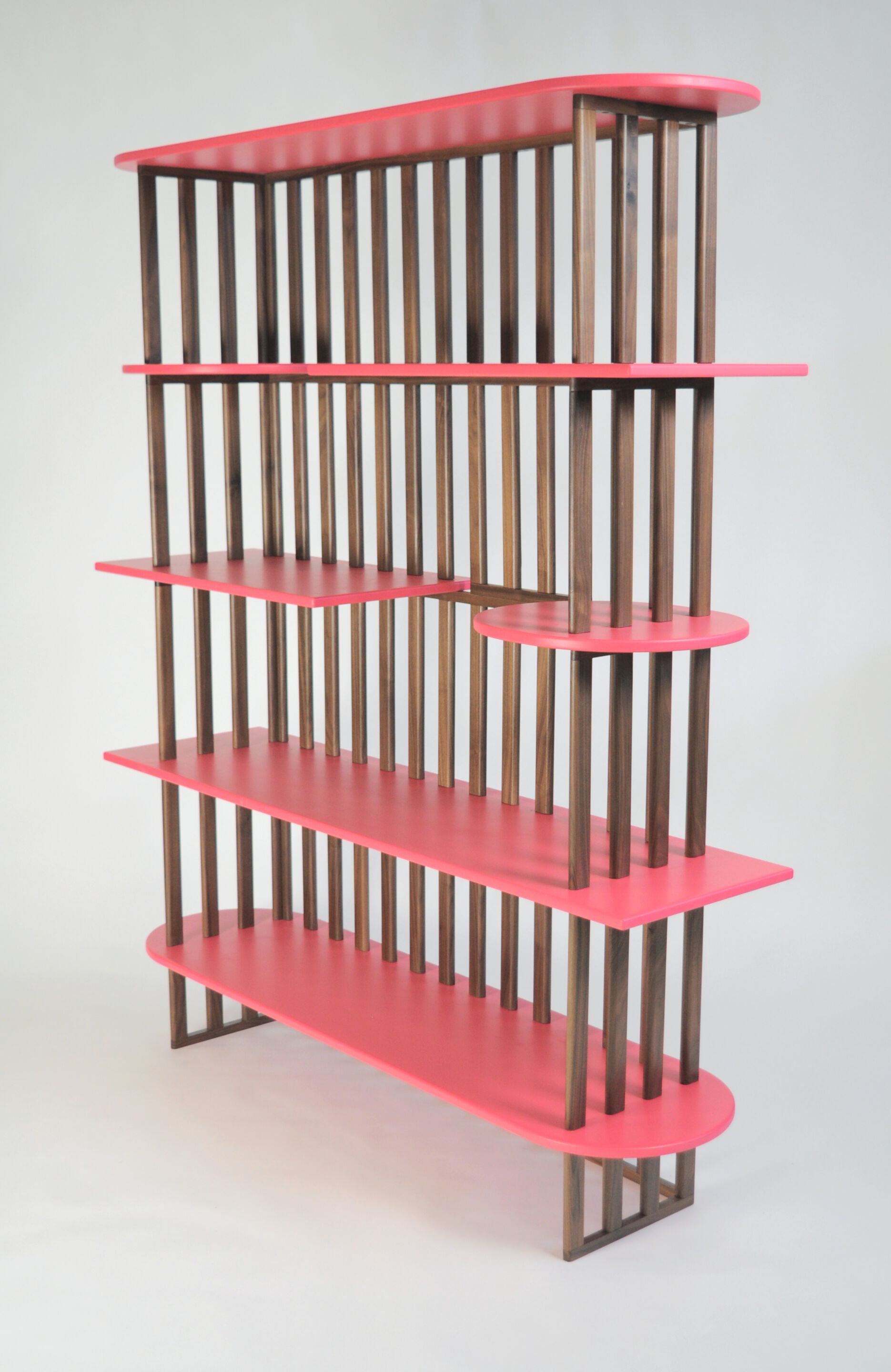 Книжный шкаф из массива дерева с пятью полками Medulum ARCH-00053302 - Вид №2