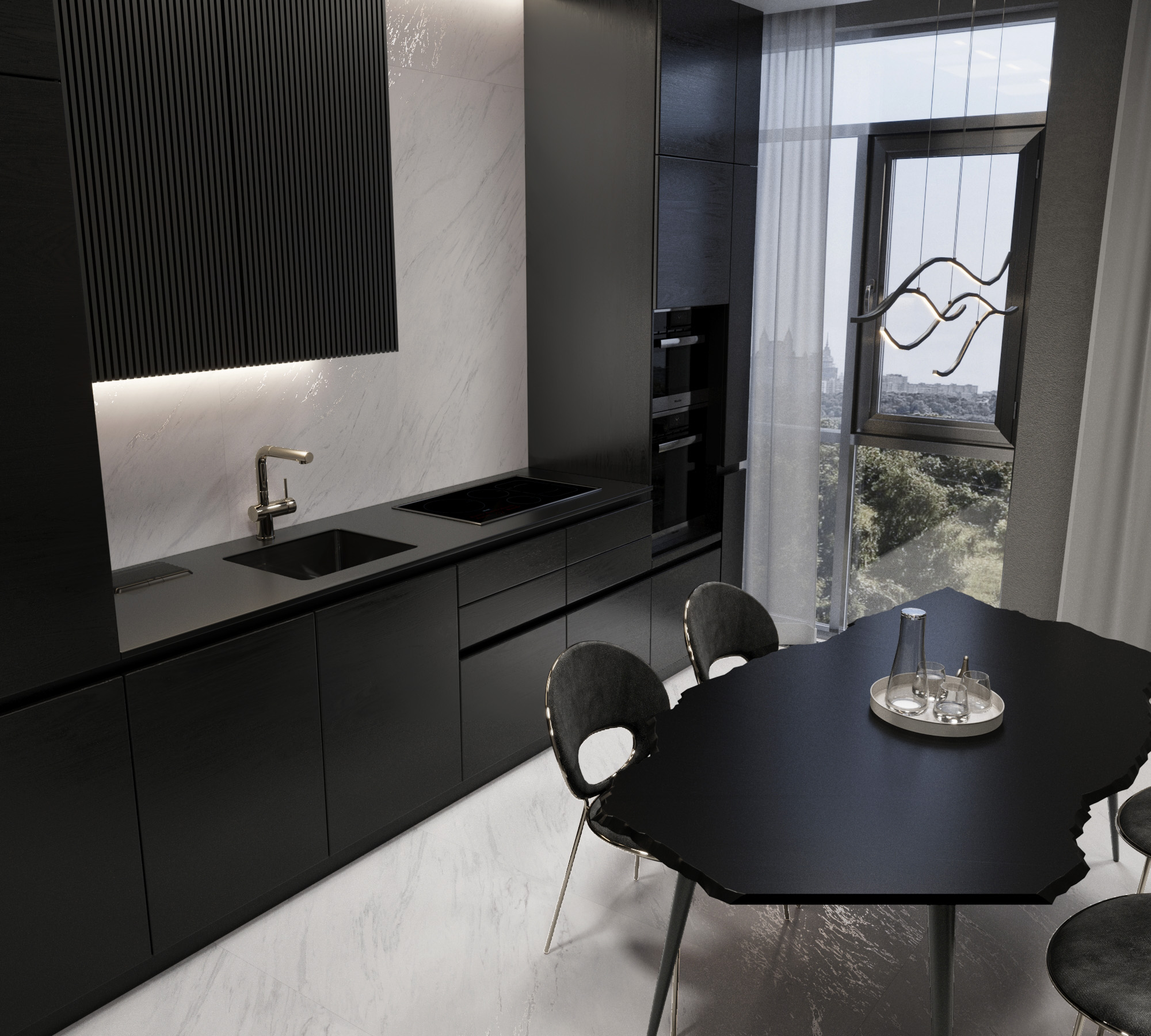 Керамогранит VENTO GREY 80х160 Creanza CZ-GL09-B - Вид №1
