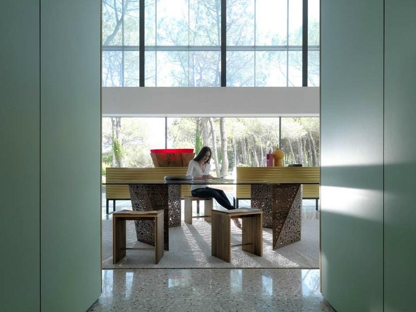 Casamania & Horm Табурет из массива дерева Ripples sun-id-1379705 - Вид №4