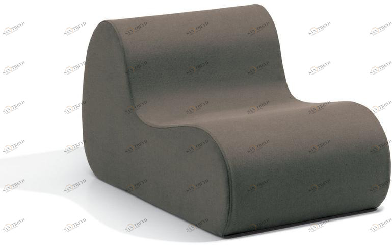 MissoniHome Мягкое кресло со съемным чехлом из ткани Virgola sun-id-1470912