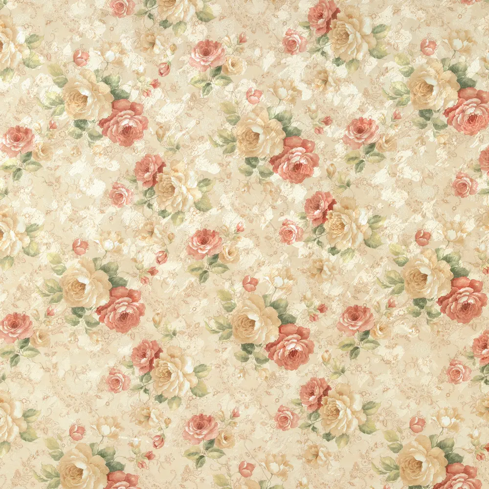 Ткань «Цветы интерио» 1 п/м 150 см цвет красный ТОРГОВЫЙ ДОМ ТЕКСТИЛЬ STLM-2149616 - Вид №2