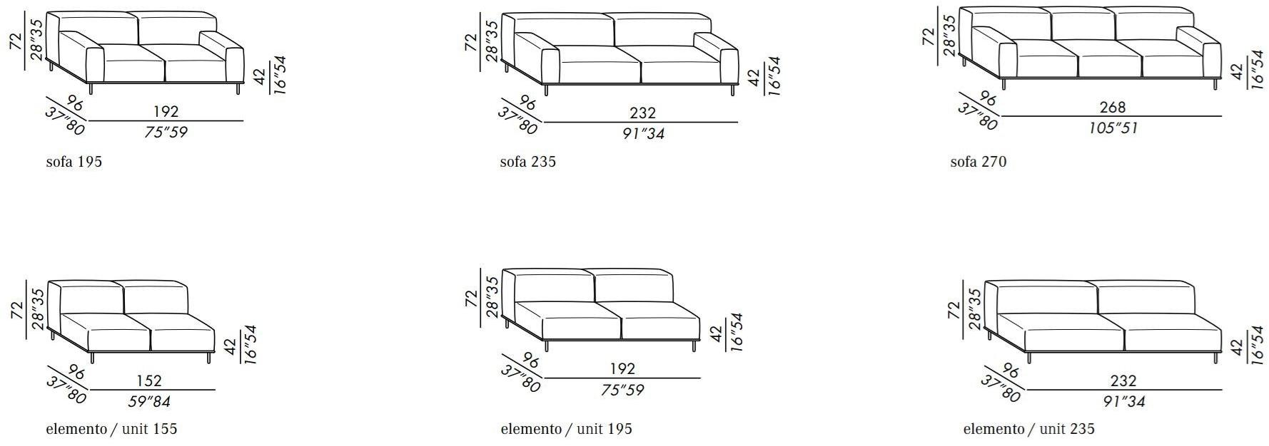 Meridiani 4-х местный кожаный диван Timothy sun-id-1411478 - Вид №1