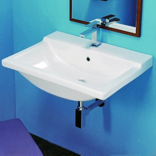 41938 Подвесная раковина настенная овальная   белая Santreyd  - Вид №1