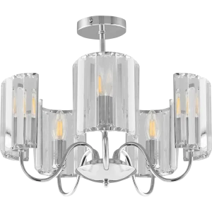 Люстра потолочная Freya FR2025PL-05CH, 5 ламп, 20 м², цвет хром/бесцветный 89168204 STLM-2163716