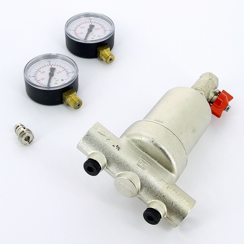 Фильтр промывной с двумя маноментрами ITAP 3/4" 18934 - Вид №2