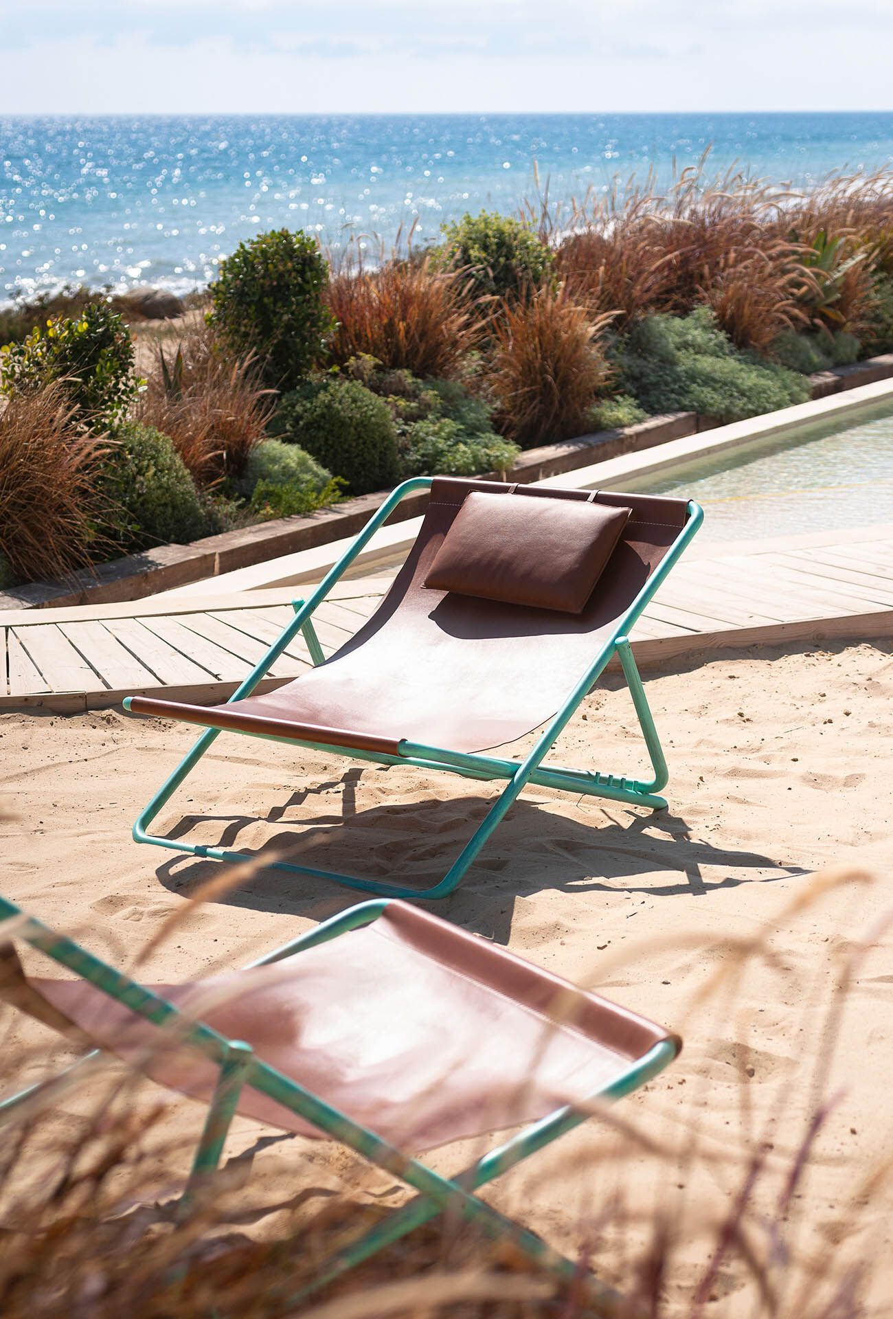 Кожаный стул для отдыха Baxter ARCH-00117522 - Вид №1