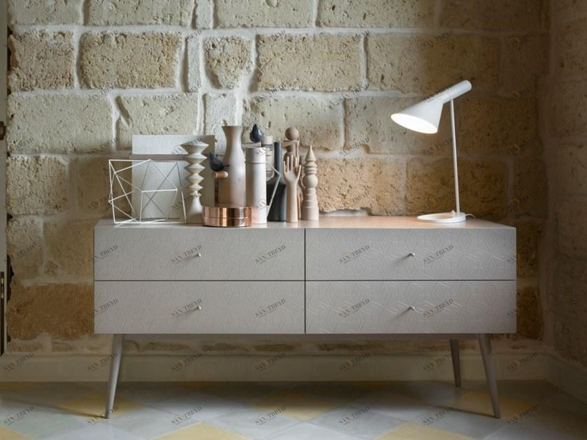 Barba design Деревянный лакированный комод Tiles 36.a1