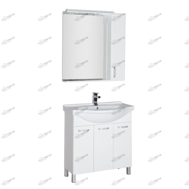 Комплект мебели Aquanet Глория 80 белый ВИКТОРИЯ 00179490