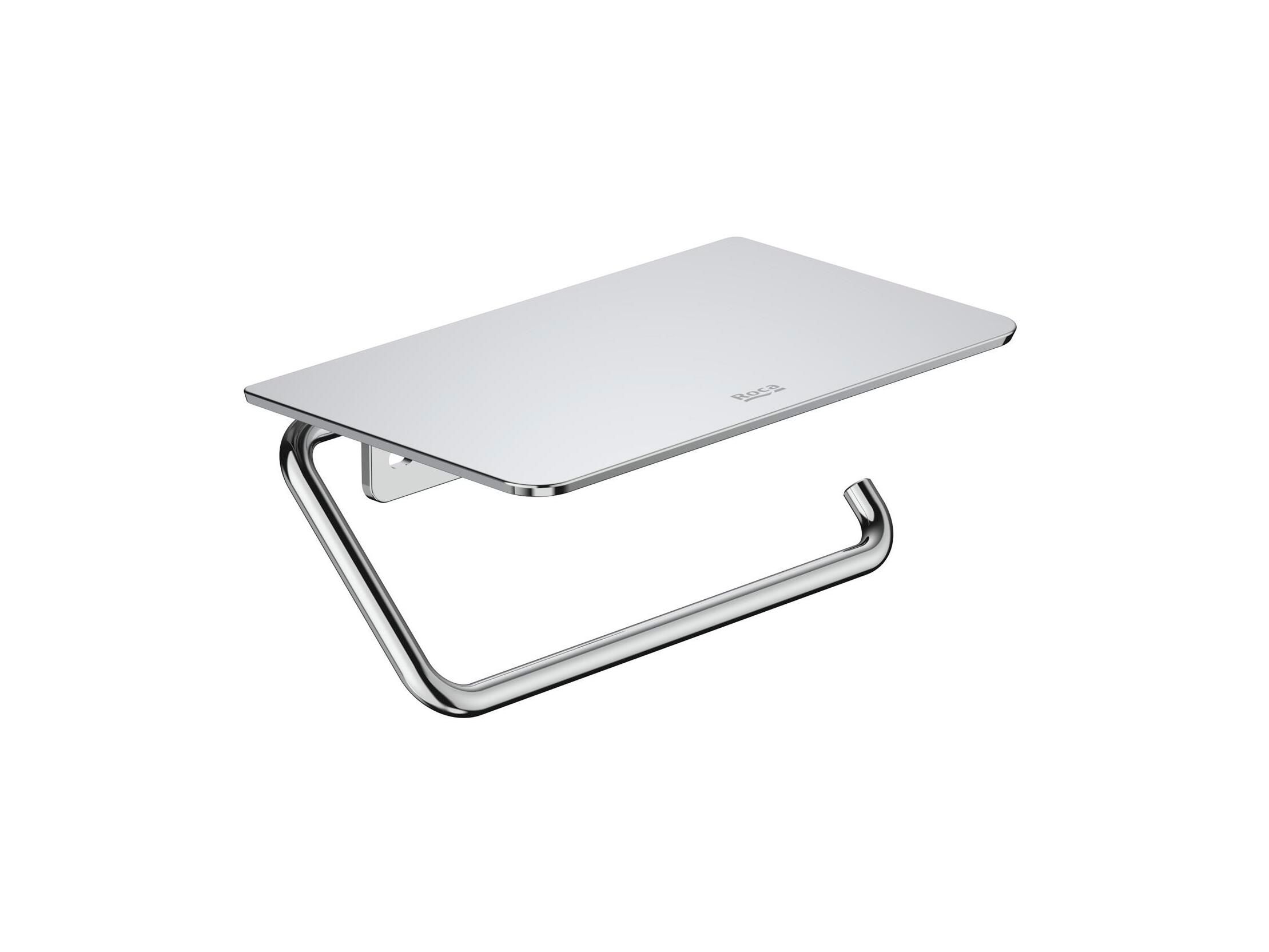 Металлический держатель рулона с полкой Roca Виктория ARCH-00017193