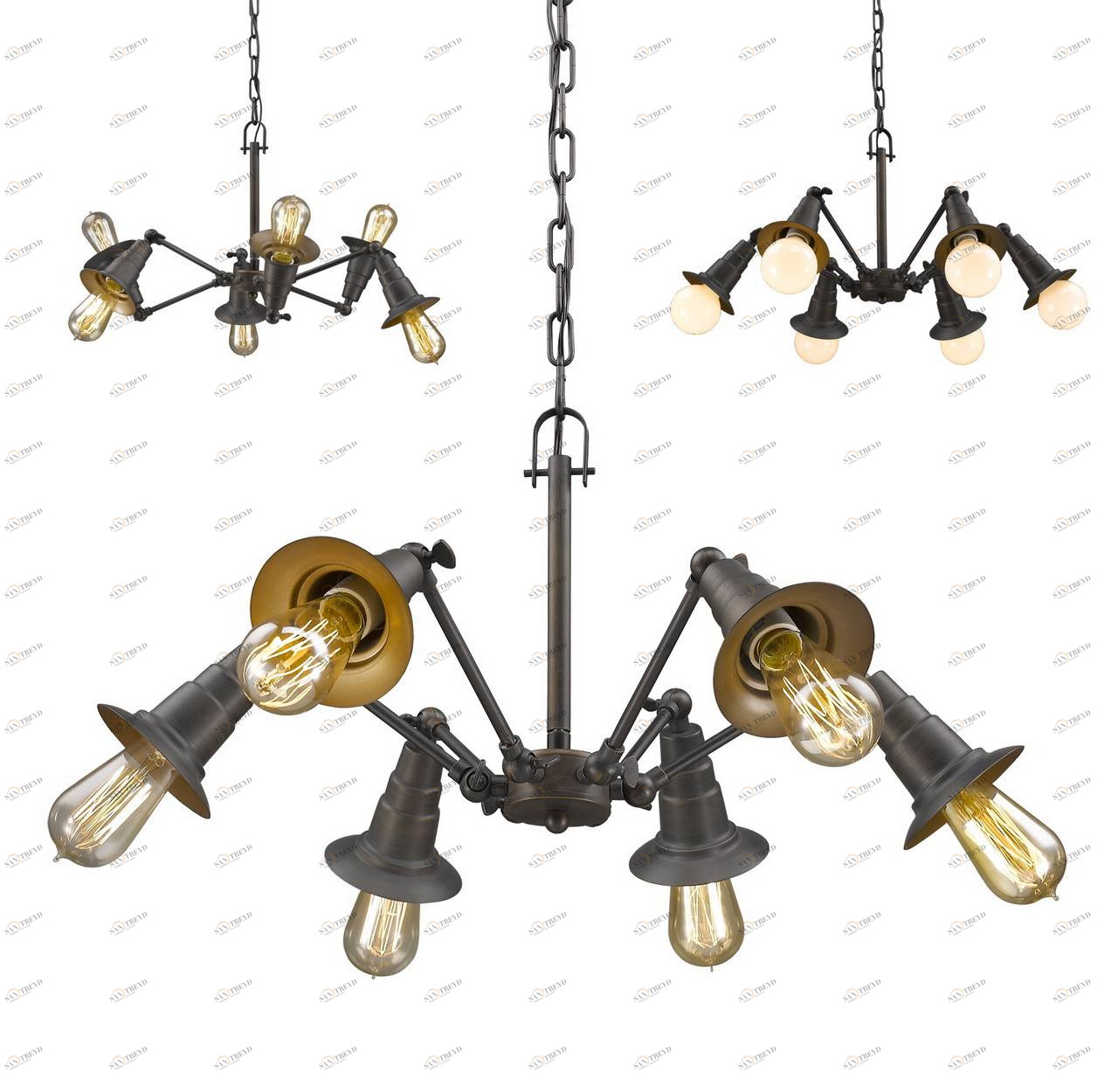 Подвесная люстра Favourite Spider 1476-6P FAVOURITE ДИЗАЙНЕРСКИЕ, SPIDER 057218 