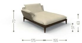 Talenti Садовый диван из модульной ткани Cruise teak sun-id-1435389 - Вид №10