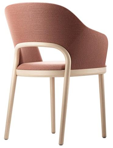 Thonet Кресло с подлокотниками, обитыми кожей или тканью 520 520 pf  - Вид №1