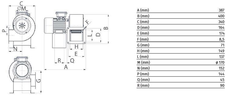 Vortice Центробежный аспиратор Vorticent c e 30331 - Вид №4