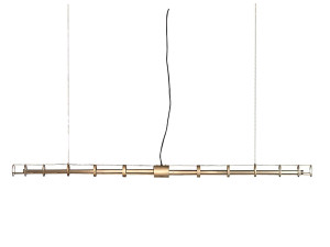 Матовый латунный светодиодный подвесной светильник