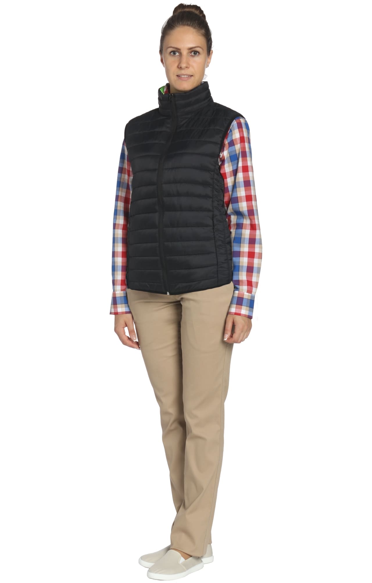 69671 Жилет стеганый  black El-Risto  Демисезонная одежда размер XL (100)  - Вид №6