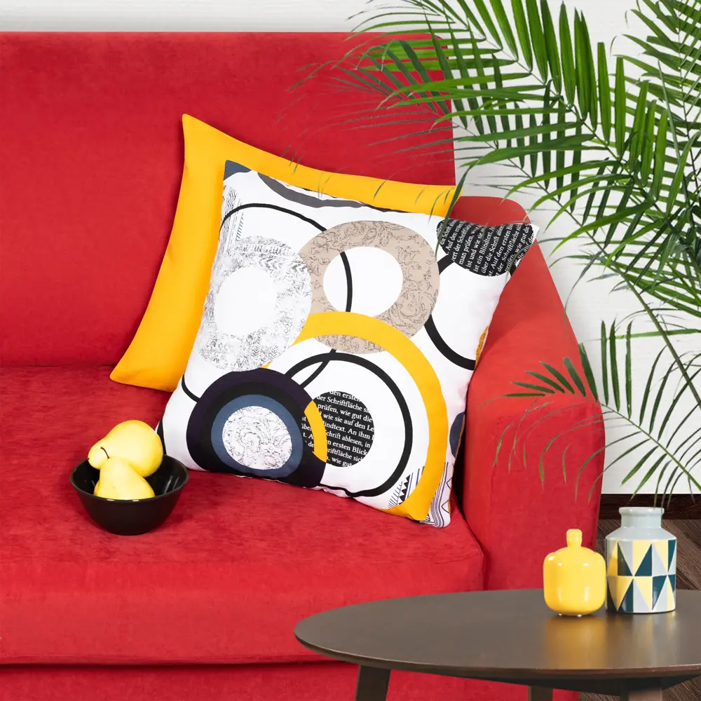 Altali Хайтэк — декоративная подушка 45×45 см с ярким принтом 89076535 STLM-0078022 - Вид №2