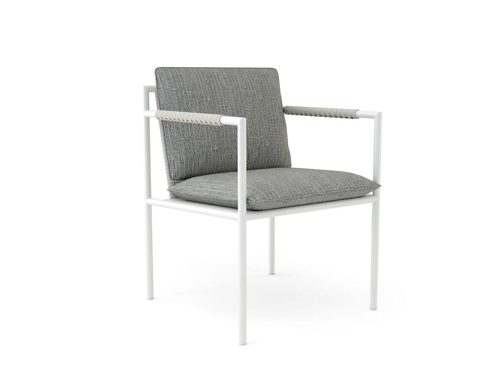 Алюминиевый садовый стул с подлокотниками Walters Лето ARCH-00078619