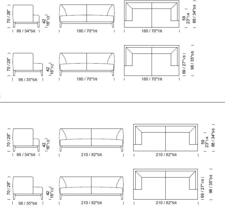 Borzalino Модульный тканевый диван Greg sun-id-1407638 - Вид №3