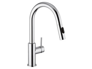 Однорычажный кухонный смеситель со съемным ручным душем